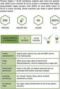 img 2 attached to PROMIX Vegan Protein Powder Gluten