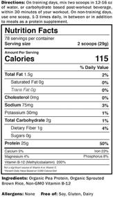 img 1 attached to PROMIX Vegan Protein Powder Gluten