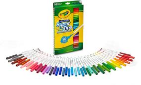 img 3 attached to Маркеры Crayola Super Tips - Набор в подарок Washable на 50 штук