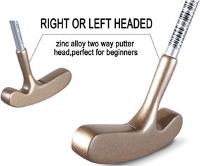 img 3 attached to ⛳ Junior Golf Putter | Stainless Steel | Dual Handed | Easy to Use | 3 Sizes for Kids Ages 3-5, 6-8, 9-12