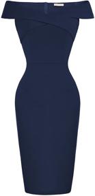 img 4 attached to 👗 Платье Bodycon Belle Poque BP387: модная женская одежда и платья