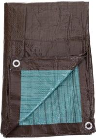 img 1 attached to 🌈 High-Quality Kotap TBG-2040 All-Purpose Reversible Poly Tarp - 20x40ft Brown/Green