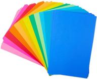 🎨 hygloss products colored paper - ideal for art, crafts, and beyond - assorted colors pack of 12 - 11 x 17 inches - 24lb/89gsm - 48 sheets (86148) logo