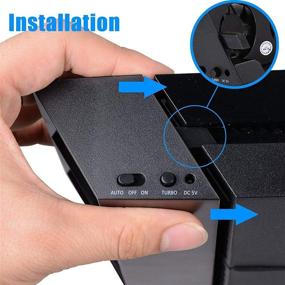 img 3 attached to 💨 Enhance Performance & Prevent Overheating with Linkhood Cooling Fan for PS4