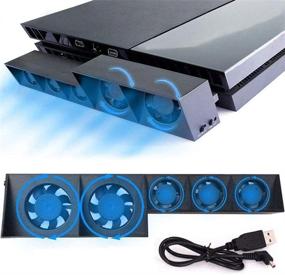 img 4 attached to 💨 Enhance Performance & Prevent Overheating with Linkhood Cooling Fan for PS4