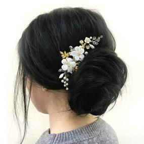 img 1 attached to Jeairts Rhinestone Headpiece Decorative Accessories Hair Care for Hair Accessories