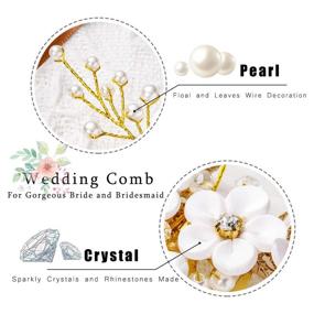 img 2 attached to Jeairts Rhinestone Headpiece Decorative Accessories Hair Care for Hair Accessories