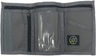 👝 nylon trifold wallet with zippered pocket: the ultimate men's accessory for organized wallet, card cases & money organizers logo