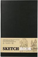 high quality sketchbook - 5.5'' x 8.5'', 48 sheets, acid-free paper - perfect for artists and beginners logo