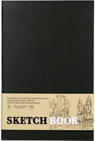 img 4 attached to High Quality Sketchbook - 5.5'' x 8.5'', 48 Sheets, Acid-Free Paper - Perfect for Artists and Beginners