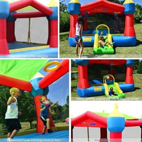 img 1 attached to 🏰 Bounceland Inflatable Castle Bounce House Bouncer