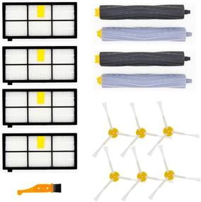img 4 attached to ✨ UnitedGene Replacement Parts for iRobot Roomba 800 900 Series - Complete Set of 13PCS for Optimal Cleaning Performance