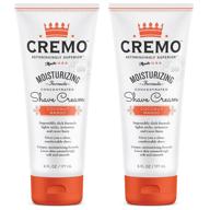 cremo coconut mango moisturizing shave cream: superior ultra-slick shaving cream for women (2-pack) logo