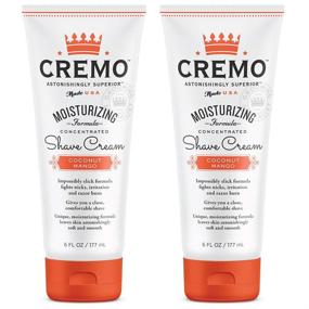 img 4 attached to Cremo Coconut Mango Moisturizing Shave Cream: Superior Ultra-Slick Shaving Cream for Women (2-Pack)