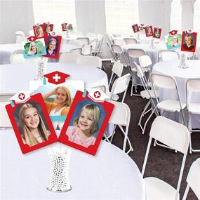 img 2 attached to Big Dot of Happiness Nurse Graduation - Medical Nursing Graduation Party Picture Centerpiece Sticks - Photo Table Toppers - Shop Now!