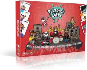 img 4 attached to Flipside Jam - The Ultimate Family Card Game - Quick, Fun & Educational Board Game for Kids, Teens, Adults - Rocking Entertainment for Boys & Girls Ages 8 & Up