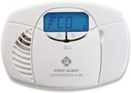first alert co detector alarm with digital display and peak memory, battery operated, co410 - no outlet required logo