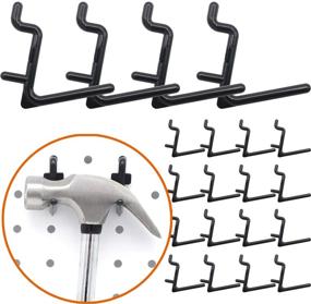 img 4 attached to 🔧 Pegboard Hooks Assortment Organizer: Ideal for Industrial Hardware Storage and Accessories