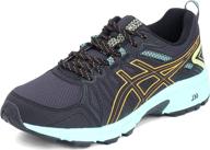 asics womens gel venture running graphite women's shoes logo