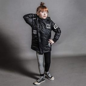 img 2 attached to 🧥 NUNUNU SUPER PATCH DOWN JACKET: Stylish Boys' Outerwear for Winter