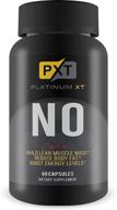 platinum no2 nitric oxide supplement building logo