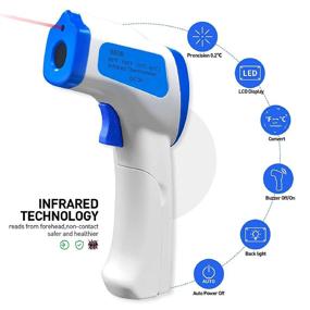 img 2 attached to 🌡️ BTMETER Infrared Temperature Thermometer - Non Contact