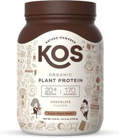 img 4 attached to 🍫 KOS Organic Chocolate Plant Based Protein Powder – 2.6lb | Keto-Friendly, Gluten-Free, Vegan Protein Shake – 30 Servings