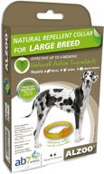 alzoo natural repellent diffusing dog collar: safely repels 🐶 fleas, ticks & dust mites with natural ingredients for large dogs logo