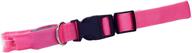 🐶 enhance pet safety at night with oxgord led pet neck collar - x-large pink flashing color light up night safety strap logo