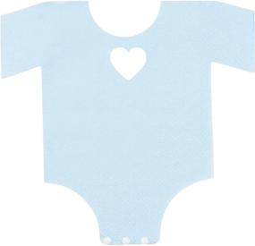 img 4 attached to Adorable Baby Shower Pajama Theme Napkins in Blue - 50-Pack Delights