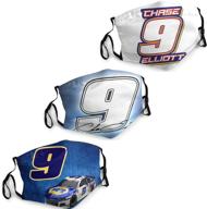 adjustable nose bridge breathable chase elliott face mask - ultimate comfort and safety protection logo