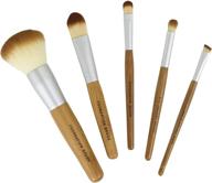 💄 bamboo naturals makeup brushes: 5 essential brushes for flawless makeup application logo