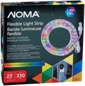 img 3 attached to 🎄 NOMA 23 Ft. LED Rope Light - Christmas Holiday Lights, Waterproof Indoor/Outdoor Use with 330 Multi-Color Bulbs