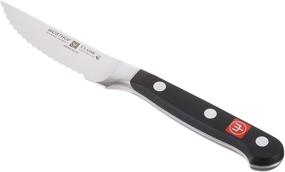 img 1 attached to 🔪 Wusthof Classic 3-Inch Serrated Paring Knife: The Perfect Tool for Precise Cutting and Slicing