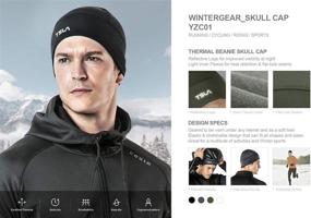 img 2 attached to 🧢 TSLA Thermal Fleece Skull Cap - Pack of 1 or 2, Ideal for Men and Women: Winter Skiing, Cycling, Running Beanie Hat, Under Helmet Liner