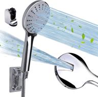 🚿 imustech high pressure handheld shower head set with 5 spray settings - detachable anti-clog shower head for easy tub, tile, and pet cleaning, includes 2 brackets & 59" stainless steel hose logo