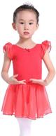 👗 adorable flutter sleeves leotard skirted clothing for active toddlers logo