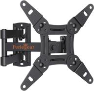 📺 perlegear full motion tv wall mount bracket - 13-42 inch led lcd flat curved screen tvs & monitors - swivel, tilt, extension rotation - articulating arms - max vesa 200x200mm - holds up to 44lbs logo