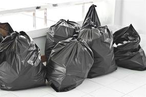 img 3 attached to 🗑️ 44 Gallon ToughBag Commercial Trash Bags, 38x46”, Black (100 COUNT) – Large Outdoor Garbage Bags for Custodians, Landscapers, and Contractors, Made in USA