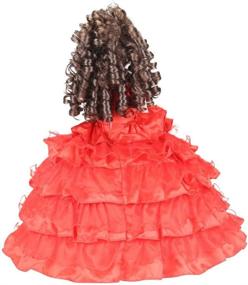 img 2 attached to 18-inch Red Porcelain Quinceanera Umbrella Last Doll Muneca Centerpiece - KK18729-14