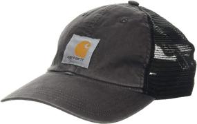 img 4 attached to 🧢 Carhartt Men's Buffalo Sandstone Meshback Cap: Superior Quality and Breathable Comfort