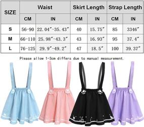 img 1 attached to Michele Yip Embroidery Pleated Suspender Women's Clothing and Skirts