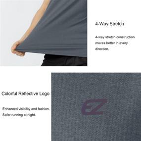 img 1 attached to 🏋️ EZRUN Men's Quick Dry Tank Tops for Bodybuilding Gym Jogging Running Fitness Training