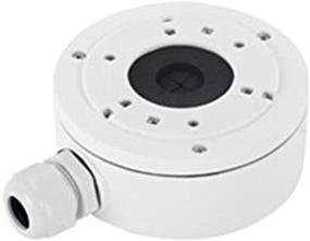 img 1 attached to 📸 Hikvision DS-1280ZJ-XS Network Bullet Camera Junction Box Deep Base - White: Enhanced Stability and Aesthetics