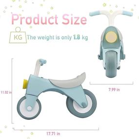 img 3 attached to Tinone Toddler Balance Bicycle Birthday