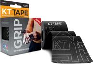 🏋️ kt tape grip tape - ultimate abrasion control & finger protection: 40 black kinesiology tape strips логотип