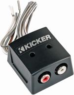enhance audio connection with the kicker kisloc 2-channel speaker cable to rca adapter and line out converter logo