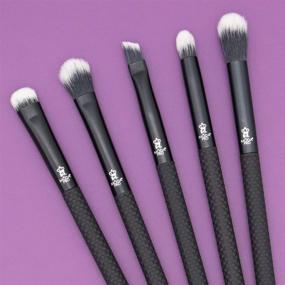 img 3 attached to 👁️ Enhance Your Eye Makeup with the MODA Pro 5pc Deluxe Eye Brush Kit: Shader, Crease, Detail, Smudger, Liner Brushes