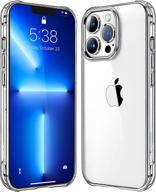 📱 mkeke clear iphone 13 pro case - transparent shockproof protective phone cover for iphone 13 pro 6.1 inch (2021 release) logo