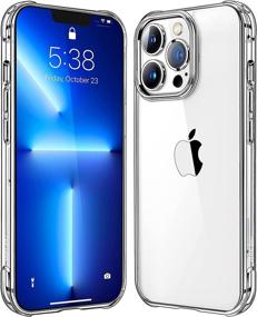 img 4 attached to 📱 Mkeke Clear iPhone 13 Pro Case - Transparent Shockproof Protective Phone Cover for iPhone 13 Pro 6.1 Inch (2021 Release)